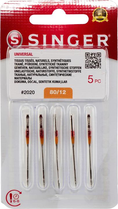 Singer Needle M2020-12/80 Blister 5pcs.