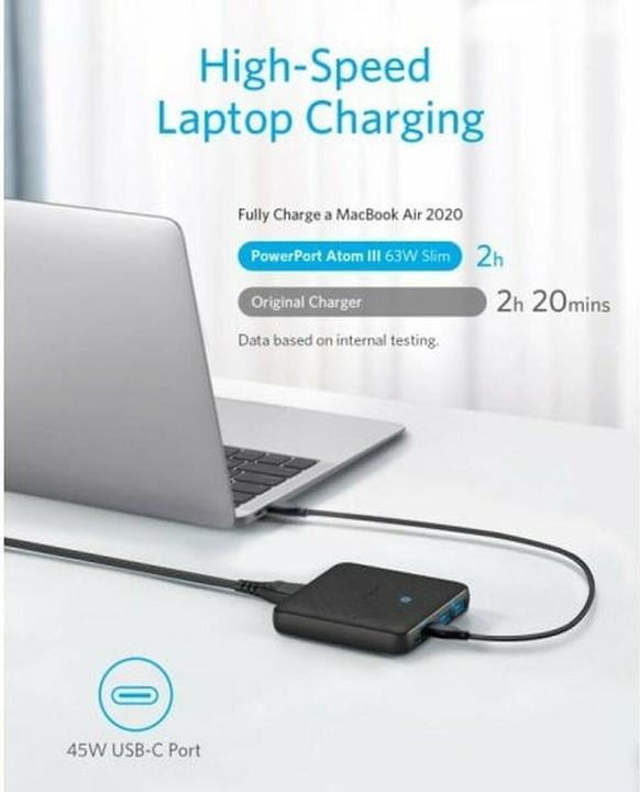 Immagine prodotto Anker PowerPort Atom III Slim (65 W)