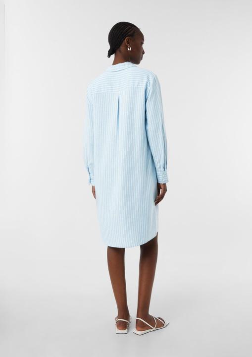 Produktbild Comma Kleid Gestreiftes Hemdblusenkleid mit Eingrifftaschen (38)
