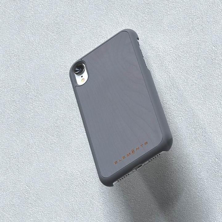 Actual product image Nordic Elements Original Gefion - Iphone Xr Case with Real Maple Wood (Medium Gray) (Apple iPhone XR)