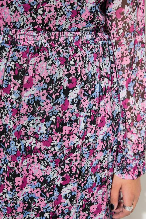 Actual product image Studio Untold Damen grosse Grössen Maxikleid, A-Line, Millefleur soft pink 42+ 834472807-42+ (42, 44)