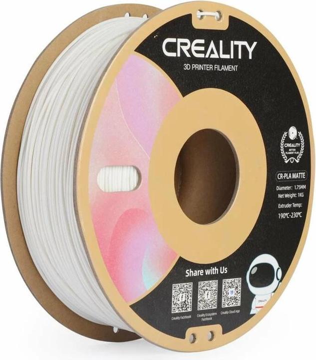 Produktbild Creality PLA Silk White (PLA, 1.75 mm, 1000 g, Weiss)