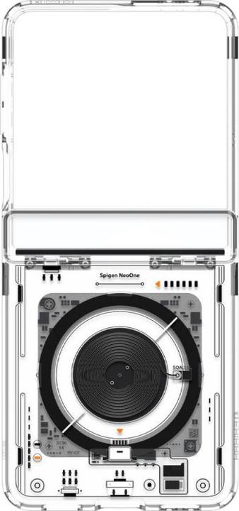 Produktbild Spigen Ultra Hybrid Pro MagSafe Case für Samsung Galaxy Z Flip 7 Zero One - Transparent (Samsung Galaxy Z Flip7)
