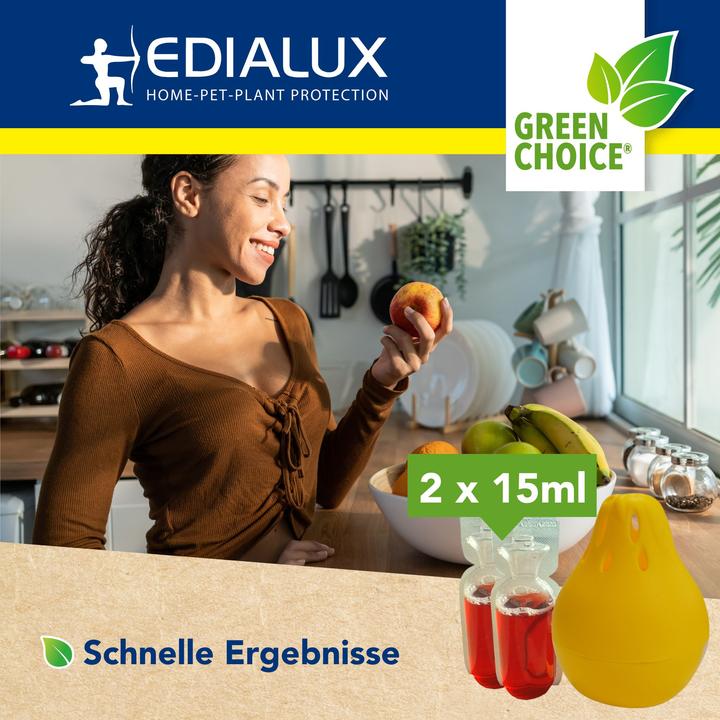 Produktbild Edialux Green Choice - Fruchtfliegenfalle, 2 x 15ml