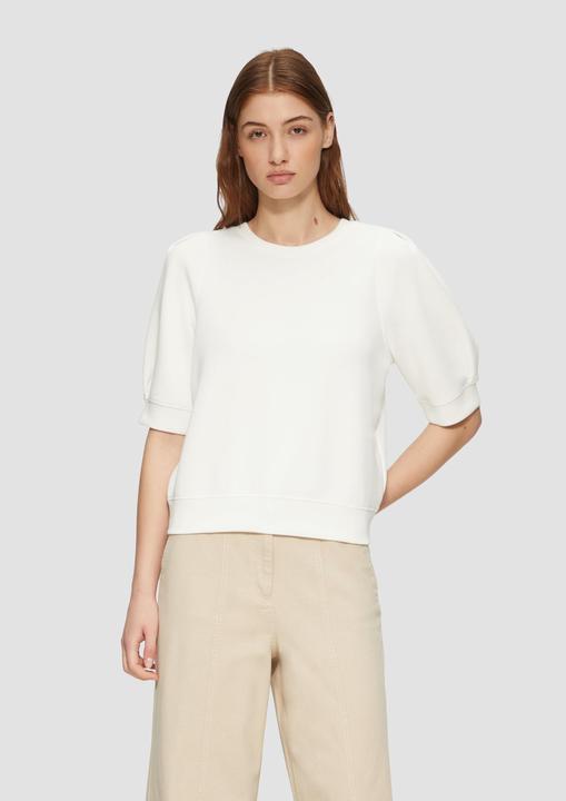 Image du produit S.Oliver Sweatshirt Scuba-Sweatshirt mit Faltendetails (40)