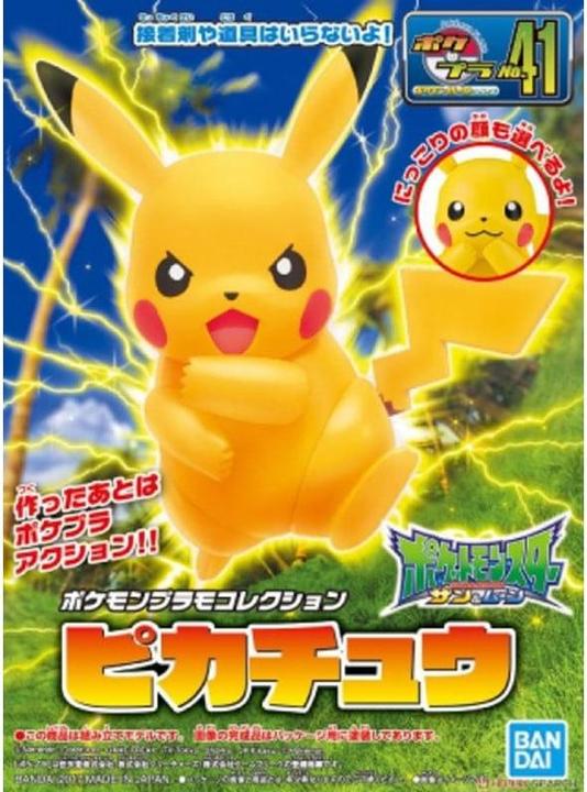Image du produit Bandai Pokemon - Pikachu n°41 Pokepla