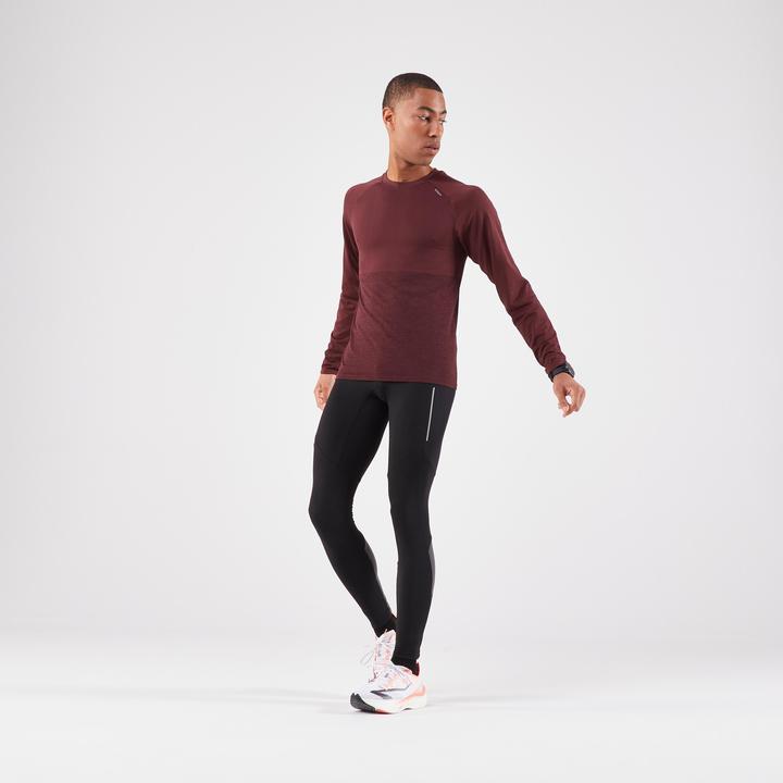 Image du produit Kiprun Maillot de course long homme - Run 500 Warm synthétique (W30/L33)