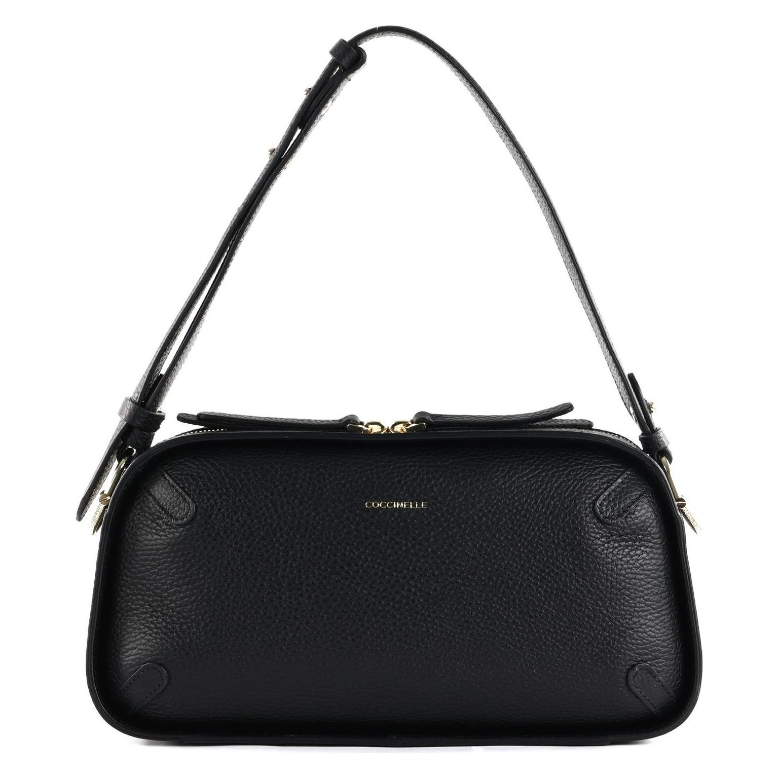Coccinelle, Damen, Handtasche, Maleta Shoulder Bag, Schwarz