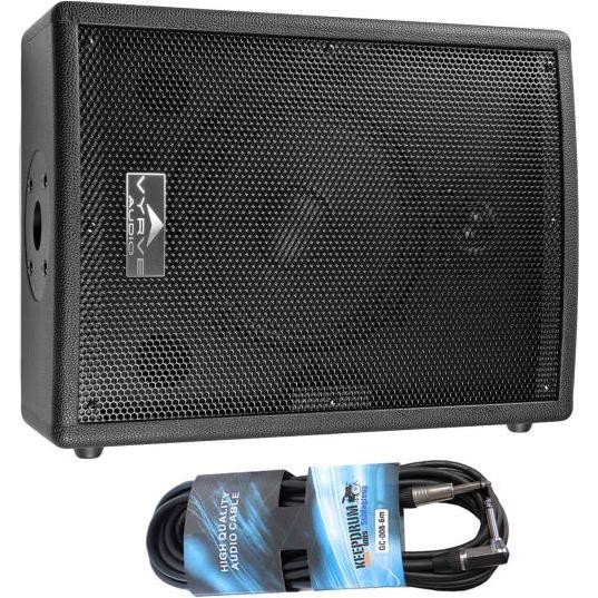 Vyrve Audio ATRIA Aktivmonitor mit Klinkenkabel (Aktiv, 1 Stk.), Monitor Lautsprecher, Schwarz