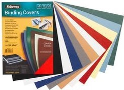 Produktbild Fellowes Delta Deckblatt mit Lederstruktur, rot
