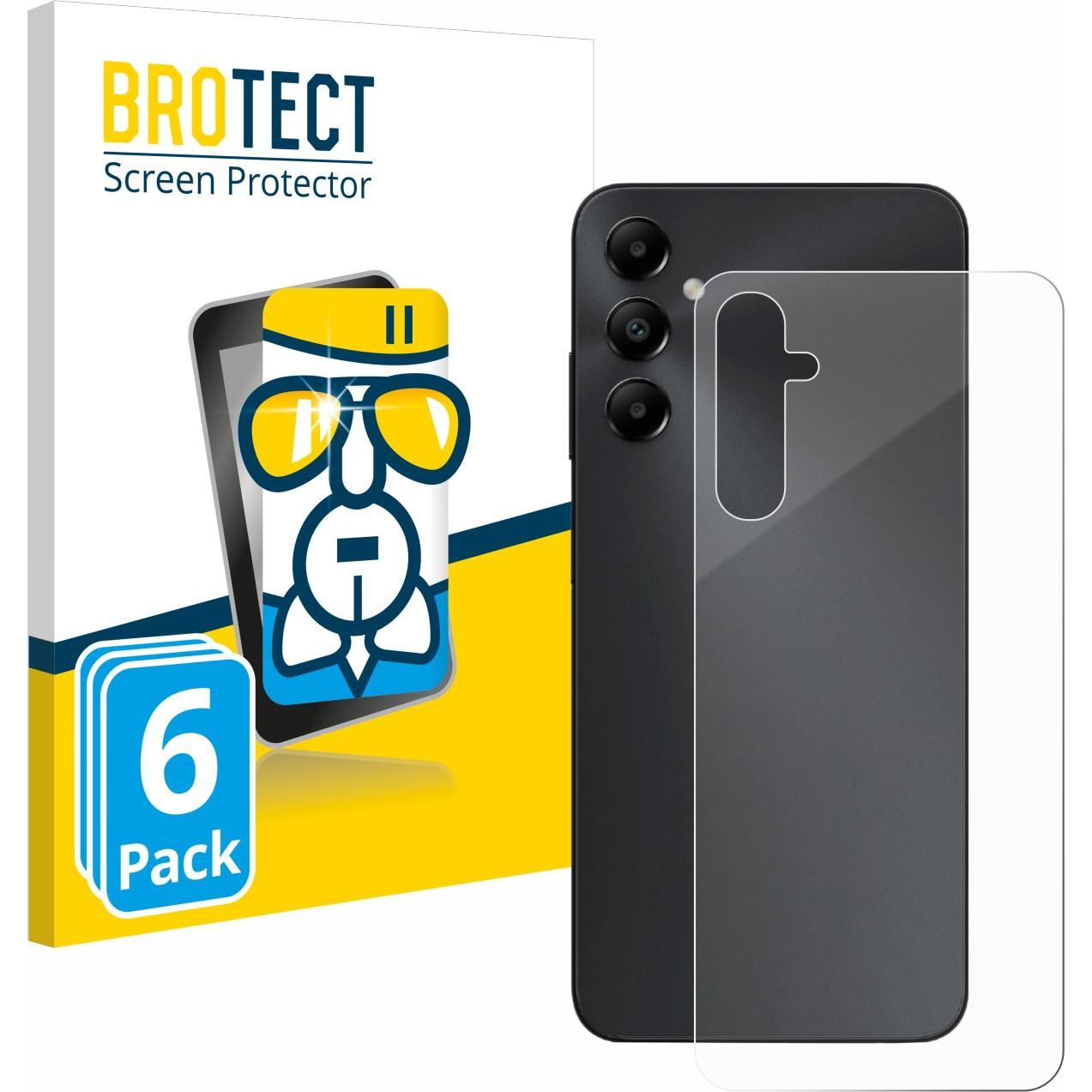 BROTECT AirGlass Panzerglasfolie (6 Stück, Samsung Galaxy A05s), Smartphone Schutzfolie, Transparent