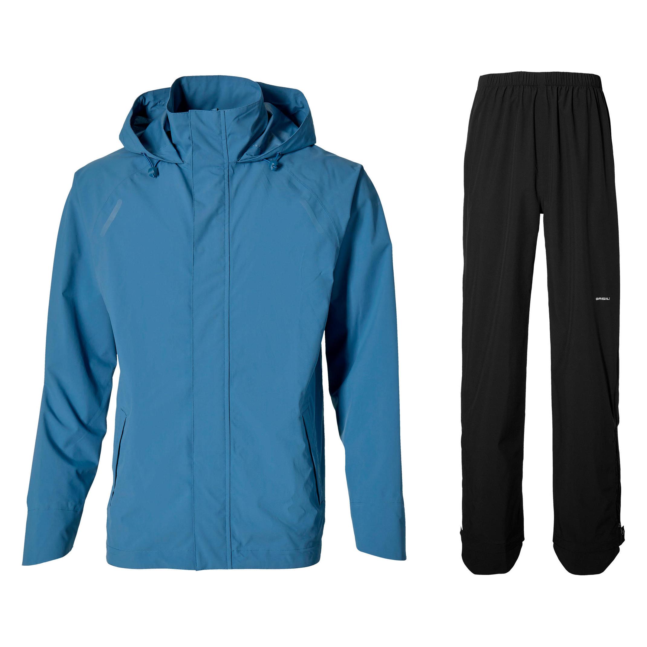 Basil, Damen, Outdoorhose, Hoga Regenanzug Unisex (S), Blau