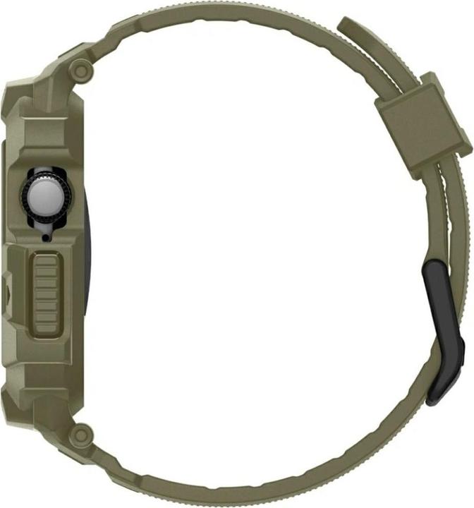 Produktbild Spigen - Rugged Armor Pro V2 - Apple Watch 10 46mm - Vintage Khaki (Silicone, TPU)