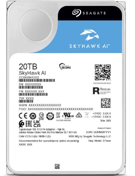 Produktbild Seagate SkyHawk AI (24 TB, 3.5")