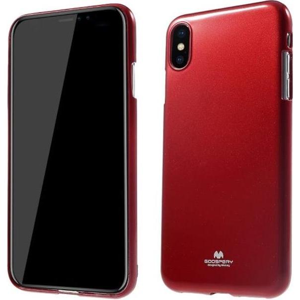 Thumbnail - Goospery Pearl Jelly Series (Apple iPhone XS Max), Smartphone Hülle, Rot