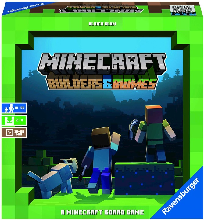 Ravensburger Minecraft Builders & Biomes (Tedesco, Inglese, Italiano, Francese)