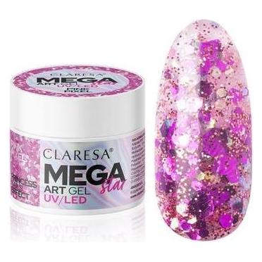 Claresa, Nagelkunst + Valse Nagels, Megastar Pink Pixel Nail Builder Gel (Nagellak Remover, Roze Pixel)
