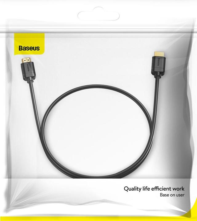 Produktbild Baseus high definition Series HDMI To HDMI Adapter Cable 8m Black (8 m, HDMI, 2.0)