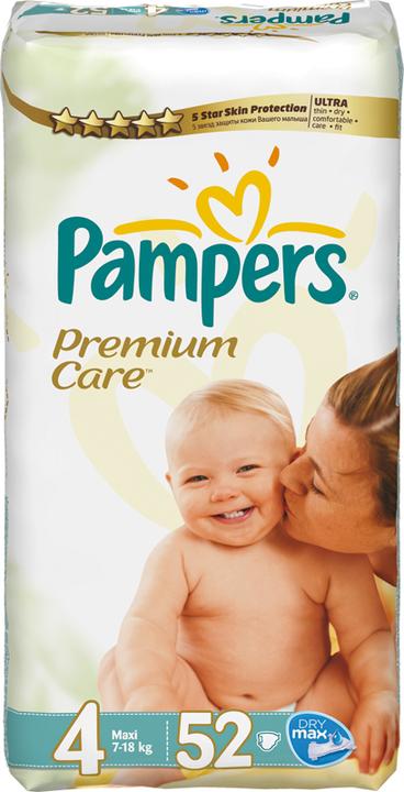 Actual product image Pampers Premium Care 4 (e) (Size 4, Pack, 52 pcs.)