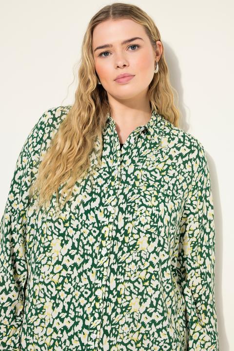 Produktbild Studio Untold Hemdbluse, Boxy Shape, Leo-Print, Langarm (46, 48)