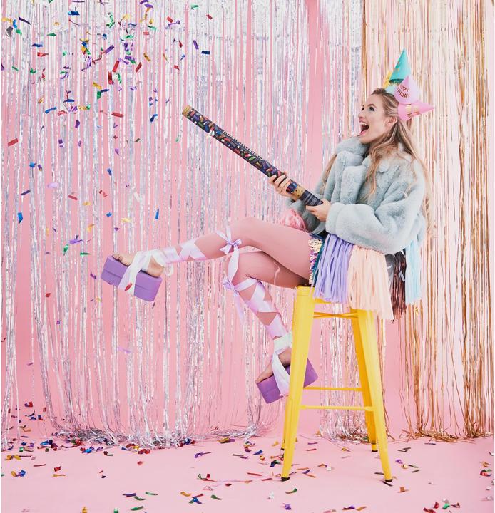 Actual product image Partydeco Happy Birthday Party Hats (6 Piece)