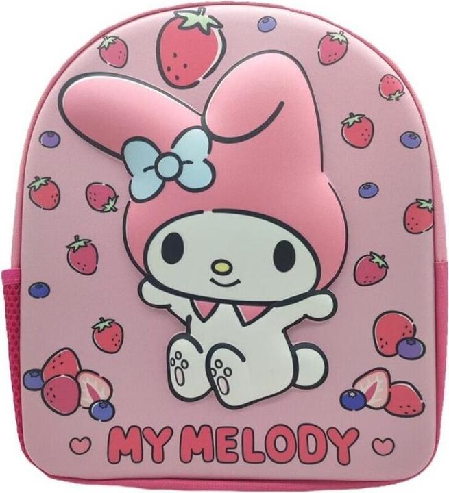 Actual product image Sanrio Hello Kitty My Melody 3D backpack 30cm