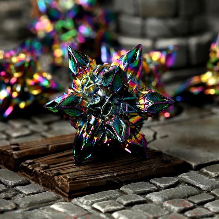 Produktbild Glass Staff Chaotic Bane Metal RPG Dice Set