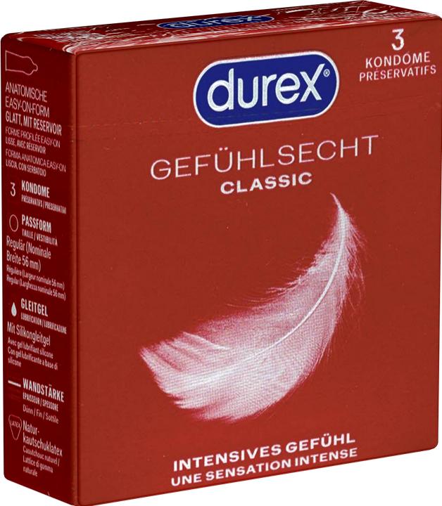 Produktbild Durex Gefühlsecht Classic (3 Stk.)