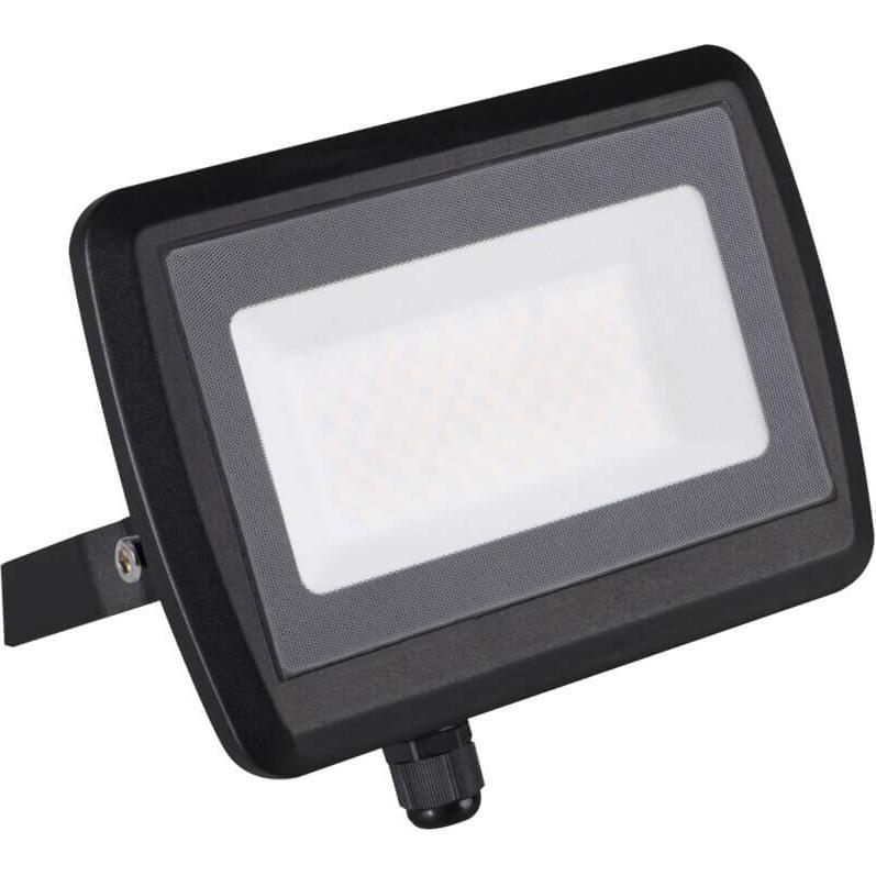 Kanlux Flutlicht-LED-Projektor 50W ANTEM LED 50W-NW B schwarz 4000lm 4000K 33203 (LED), Scheinwerfer, Schwarz