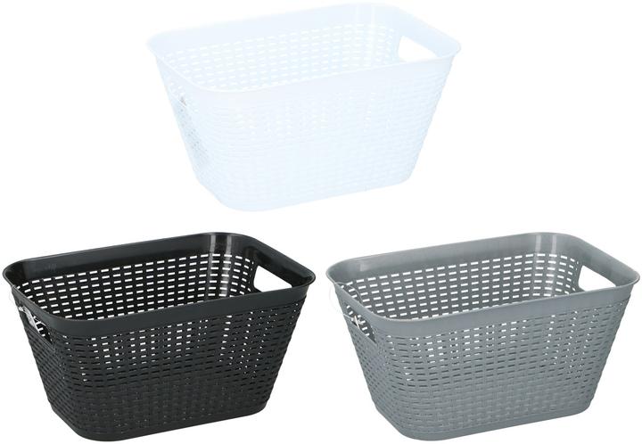 Produktbild Edco Storage basket 3 ass clr (20 cm, 3x)