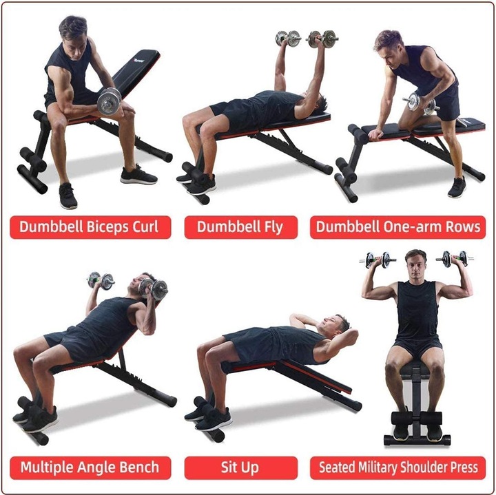 Actual product image Pasyou Weight bench