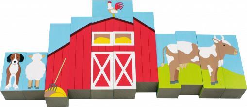 Image du produit Beleduc Puzzle à assembler La ferme (12 pièces)