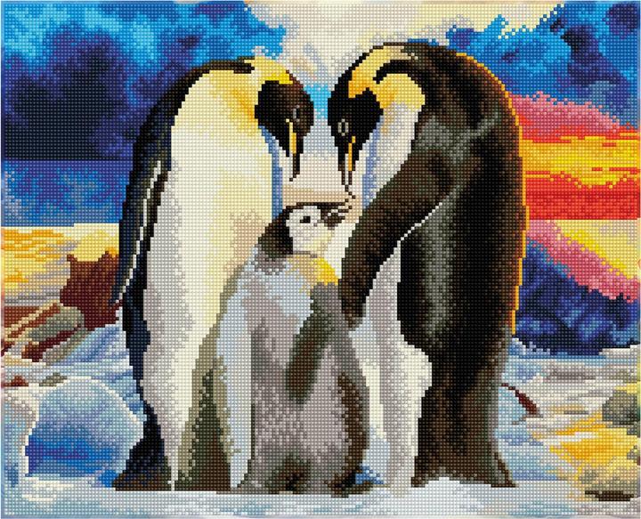 Produktbild Diamond Dotz Diamond Painting Pinguin Familie