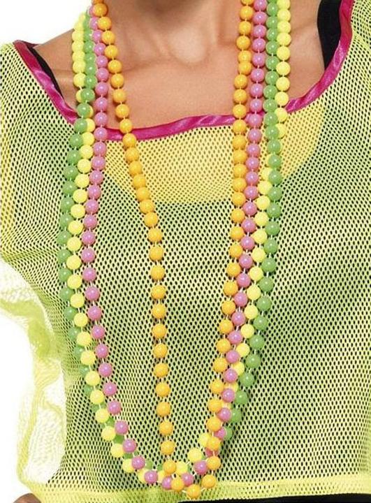 Produktbild Smiffys Perlenkette: Neon