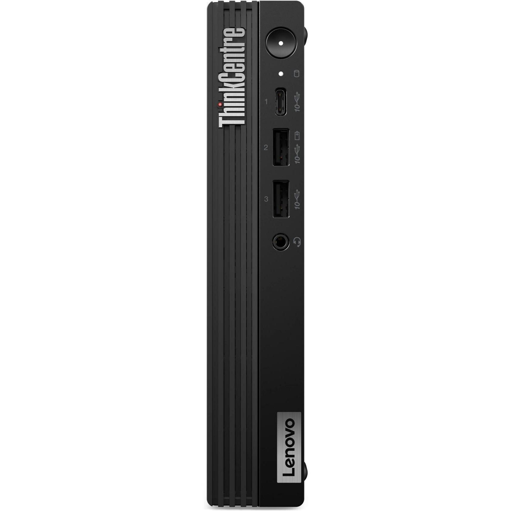 Lenovo ThinkCentre M75q Gen 5 (16 GB, AMD Ryzen 7 PRO 8700GE), PC, Schwarz