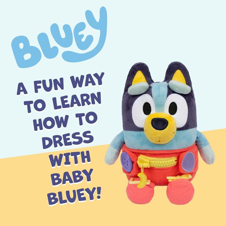 Actual product image Bluey - baby teddy with diaper, 25 cm (90334) (30 cm)