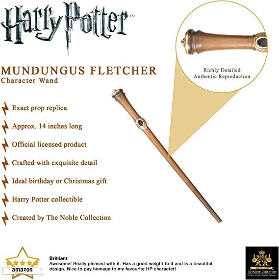Image du produit Noble Collection Harry Potter Zauberstab Mundungus Fletcher (Charakter-Editio