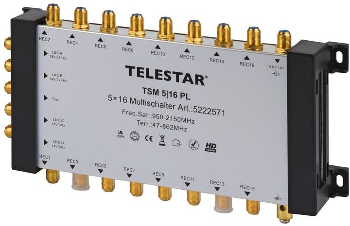 Image du produit Telestar TSM 5/16 PL (Multi commutateur)