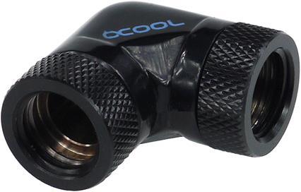 Alphacool HF L-Verbinder 90° G1/4 drehbar 2x Innengewinde Deep