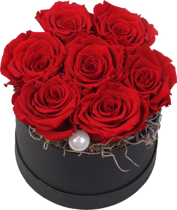 Floramall Infinity Rose Box Rosso Medio (Fiori dell'Infinito)