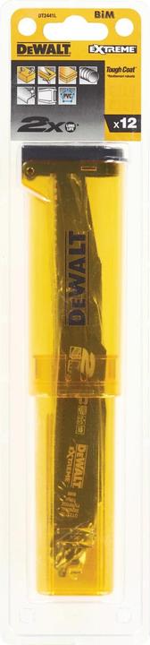 Image du produit DeWalt Jeu lames, scie sabre, 12 unités
