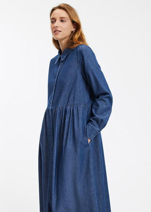 Produktbild La Redoute Collections Langes Jeanskleid mit langen Ärmeln (40)
