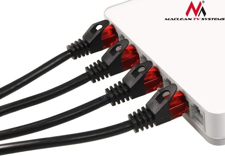Produktbild Maclean MCTV-741 MCTV-741 Patchkabel UTP cat6 Kabel Stecker-Stecker 20m schwarz (U/UTP, CAT6, 20 m)
