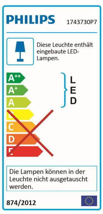 Energie-Label Philips Hue Play Erweiterung (530 lm)