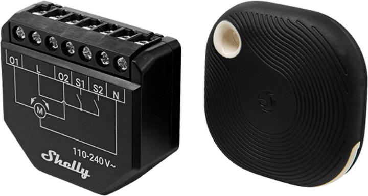 Produktbild Shelly Shutter und BLU Button Tough1 (Rolladenaktor)