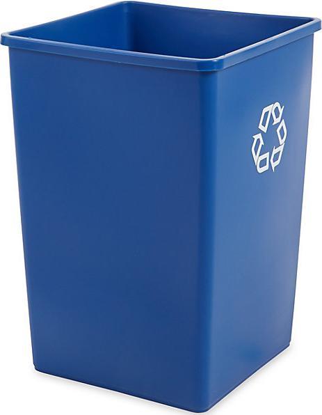 Rubbermaid Wertstoffsammler aus Kunststoff (132 l)