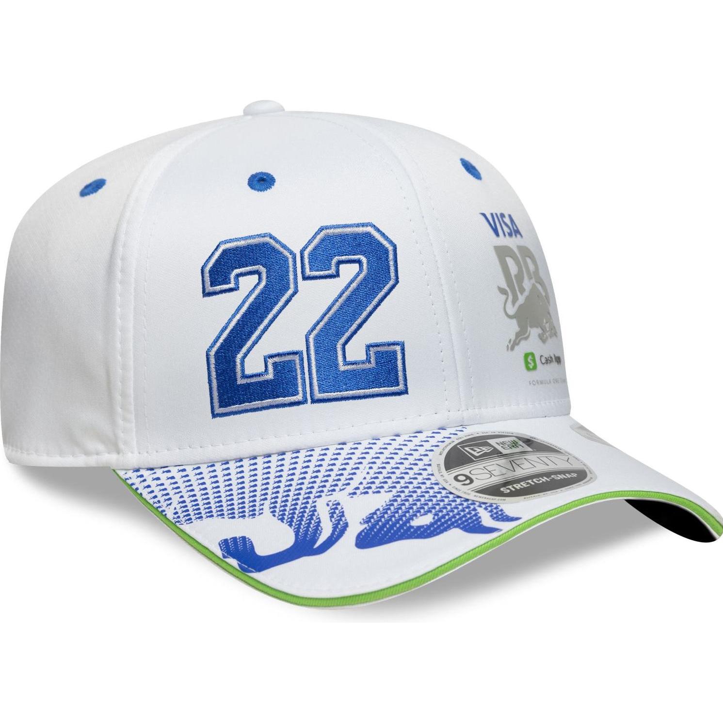 Thumbnail - New Era, Herren, Cap, 9Seventy Stretch Cap Visa Racing Bulls Yuki Tsunoda, Weiss