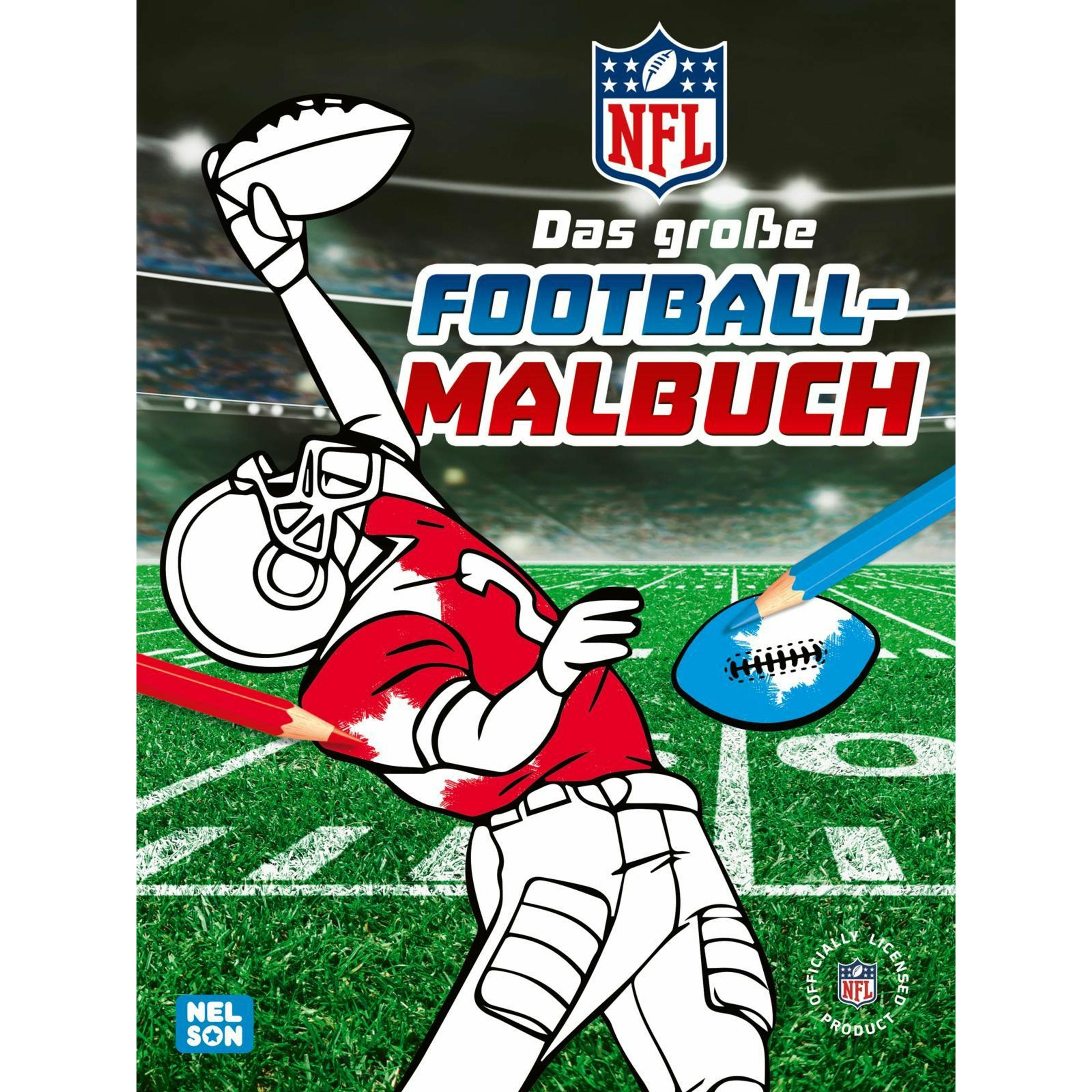 Nelson NFL: Das grosse Football-Malbuch