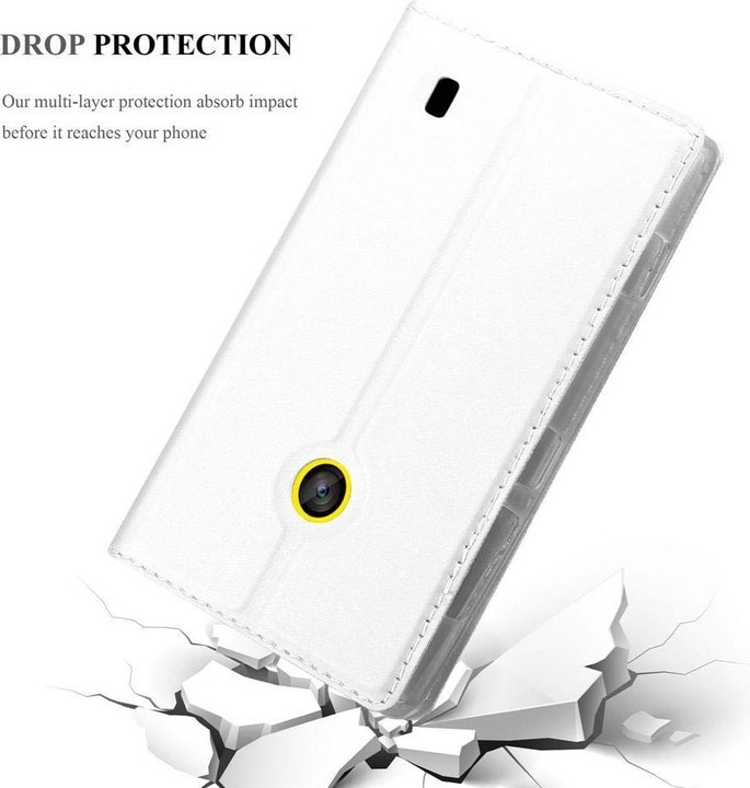 Actual product image Cadorabo Book Classy Style Cover (Nokia Lumia 520)