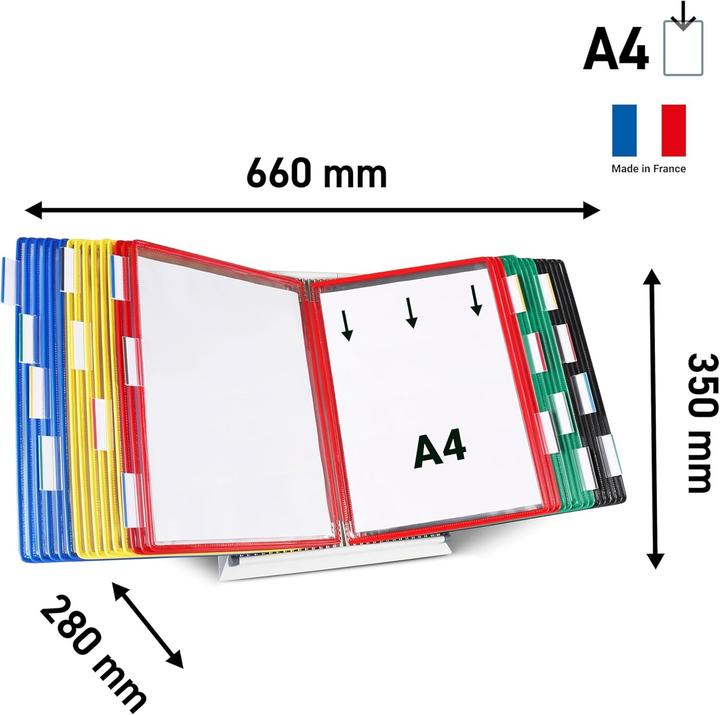 Image du produit Tarifold Pupitre de table pour tableaux transparents